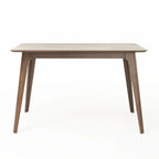 Idalia Fabric and Rubberwood 5-piece Wood Rectangular Dining Set by Christopher Knight Home