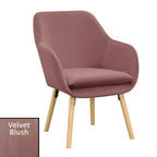 Convenience Concepts Take a Seat Charlotte Wingback Upholstered Accent Armchair