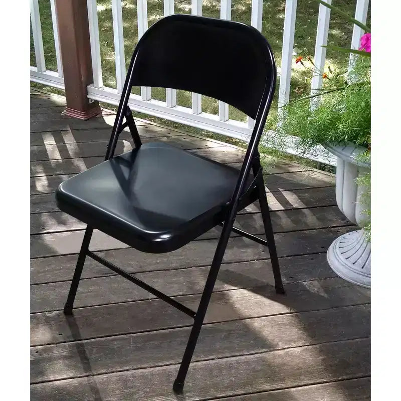 Peakform Metal Folding Chair Black