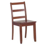 3pc Alberts Solid Wood Hidden Storage Folding Dining Set Rich Brown Espresso Finish - Linon