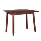 3pc Alberts Solid Wood Hidden Storage Folding Dining Set Rich Brown Espresso Finish - Linon