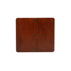 3pc Alberts Solid Wood Hidden Storage Folding Dining Set Rich Brown Espresso Finish - Linon