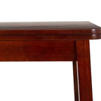 3pc Alberts Solid Wood Hidden Storage Folding Dining Set Rich Brown Espresso Finish - Linon