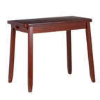 3pc Alberts Solid Wood Hidden Storage Folding Dining Set Rich Brown Espresso Finish - Linon