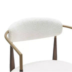 Christopher Knight Home Set of 2 25" Liam Modern Upholstered Iron Counter Height Barstools Beige/Brown