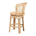 bali & pari Ayu Rattan Swivel Counter Stool Natural