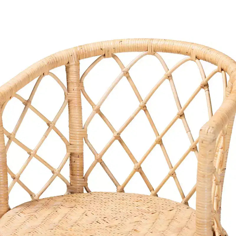 bali & pari Ayu Rattan Swivel Counter Stool Natural