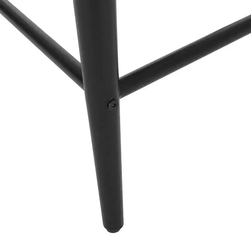 Christopher Knight Home Set of 2 25" Elmore Counter Height Barstools Charcoal/Black/Gold