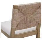 Nathan James Set di 4 Sgabelli da Bar Altezza Contatore Beacon in Erba Marina Bouclé Crema