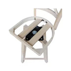 Charlotte Counter Height Barstool with Swivel and Auto Return Unfinished - International Concepts: Wood Frame, X-Back Design, Spot Clean