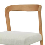 Christopher Knight Home Set of 2 Zion Contemporary Rubberwood Upholstered with Curved Open Back Counter Height Barstools Natural