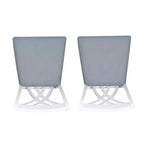 Powell Set di 2 Sgabelli da bancone Maggie, Altezza bancone, Bianchi