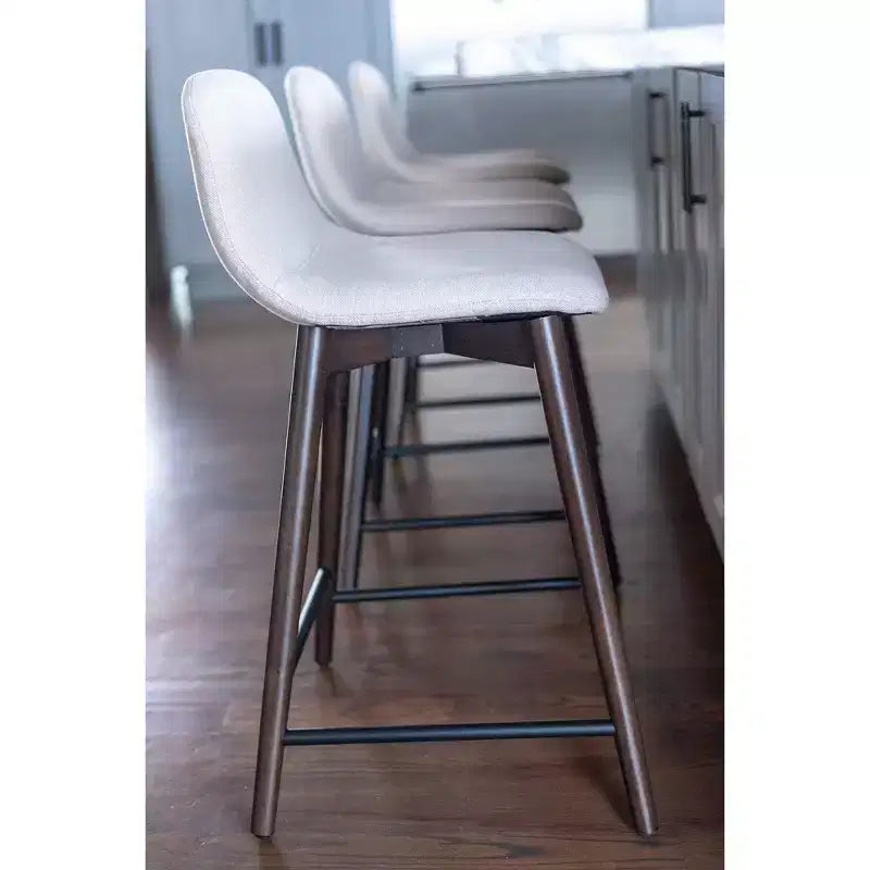 East at Main Keaton Counter Height Barstool Beige