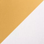 LumiSource Set di 3 Sgabelli da Bar Alti Fuji Acciaio Oro/Velluto Bianco