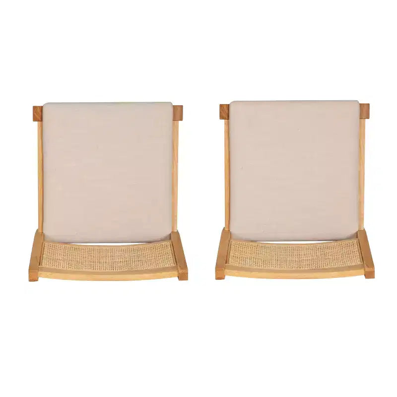 Powell Set di 2 Sgabelli da Bar Altezza Bancone Bessie Cane Natural