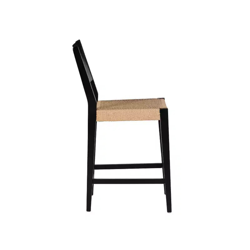Powell Set di 2 Sgabelli da Bar Clara con Altezza Bancone, Neri