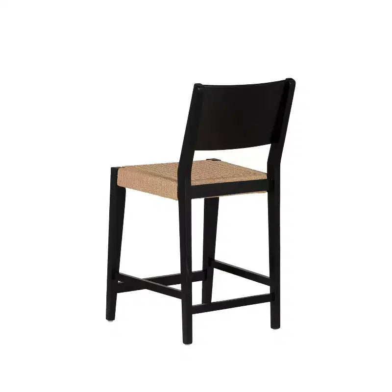 Powell Set di 2 Sgabelli da Bar Clara con Altezza Bancone, Neri