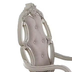 Sedia da pranzo Ragenardus da 23" in tessuto e finitura bianco anticato - Acme Furniture