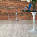 Entreat Dining Side Chair Clear - Modway: Polycarbonate, Spot/Wipe Clean, No Assembly, 330lb Capacity