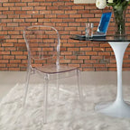 Entreat Dining Side Chair Clear - Modway: Polycarbonate, Spot/Wipe Clean, No Assembly, 330lb Capacity