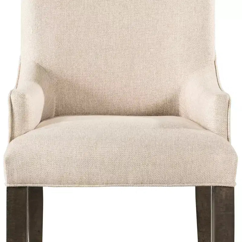 Stanford Parson Chair Set Cream - Picket House Furnishings: Upholstered High Back with Arms