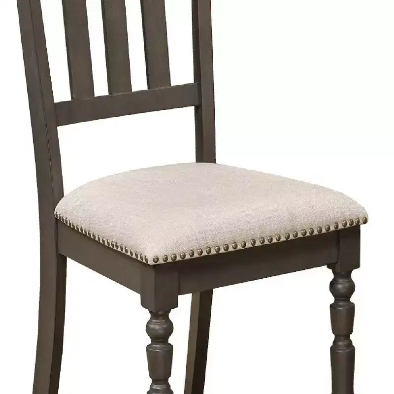 Brassex Set of 2 Claudia Dining Chairs Beige