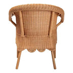 bali & pari Tamara Rattan Dining Chair Honey