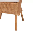 bali & pari Tamara Rattan Dining Chair Honey