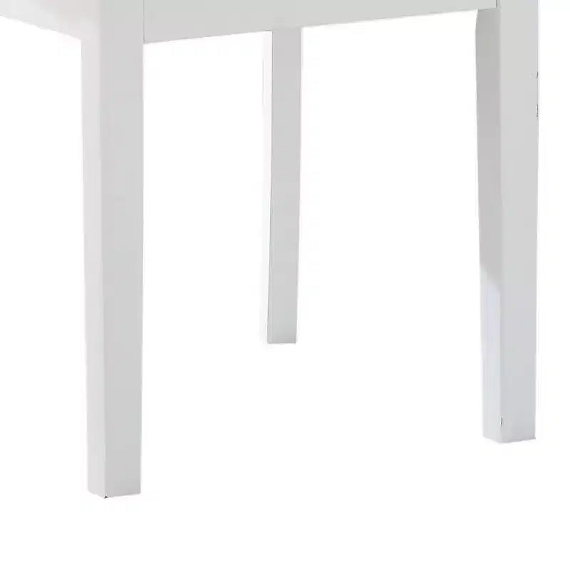 Acme Furniture Green Leigh Dining Chairs White/Walnut Finish