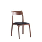 Set di 2 sedie da pranzo impilabili moderne imbottite in similpelle nera - Manhattan Comfort