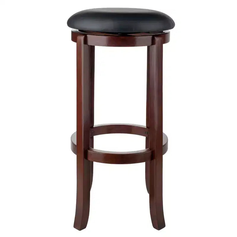 5pc Fiona Counter Height Dining Set with 4 Swivel Stools Wood/Antique Walnut - Winsome