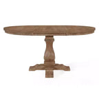 Christopher Knight Home 5pc Felly Upholstered Expandable Dining Set Natural Brown/Light Ash/Light Beige Tweed