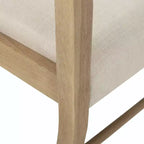 Christopher Knight Home 5pc Felly Upholstered Expandable Dining Set Natural Brown/Light Ash/Light Beige Tweed