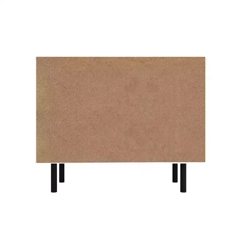 Manhattan Comfort Liam Mid - Century Modern 4 Shelf Sideboard White/Wood