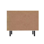 Manhattan Comfort Liam Mid - Century Modern 4 Shelf Sideboard White/Wood