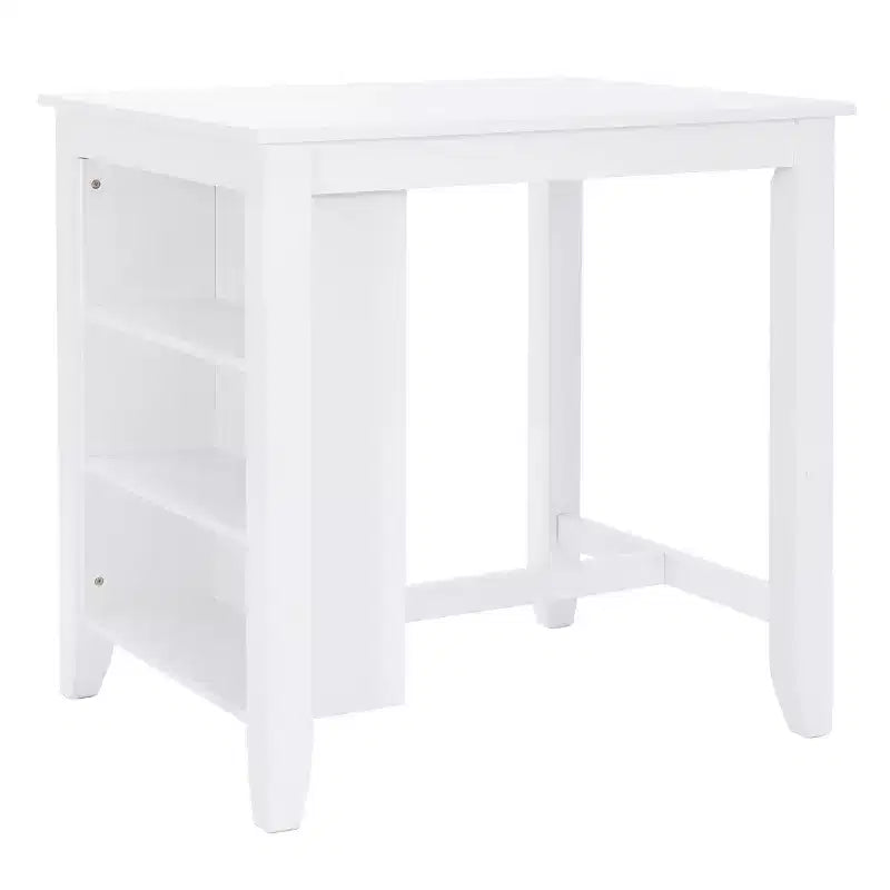 Powell 3 pz Shelby Set da pranzo salvaspazio altezza bancone grigio
