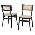 Lifestorey 6pc Whitney Rectangular Dining Set Black