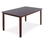 Home Design 7pc Jesse Dining Set Dark Brown