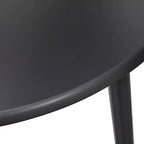 Florence Farmhouse 42" Round Table Black