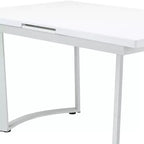 Palton 60-72" Dining Tables High Gloss White - Acme Furniture: Sleek Extendable Rectangle for 6