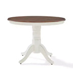 Tavolo da pranzo rotondo Shelby bianco anticato - Crosley