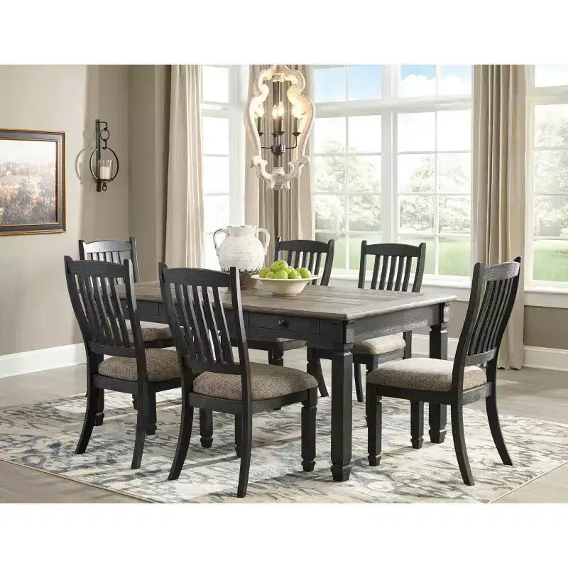 Tyler Creek Rectangular Dining Room Table Brown/Black - Signature Design by Ashley