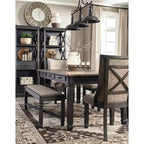 Tyler Creek Rectangular Dining Room Table Brown/Black - Signature Design by Ashley