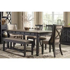 Tyler Creek Rectangular Dining Room Table Brown/Black - Signature Design by Ashley