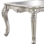 96" Bently Dining Table Champagne Finish - Acme Furniture: Sophisticated Rectangle, Seats 8