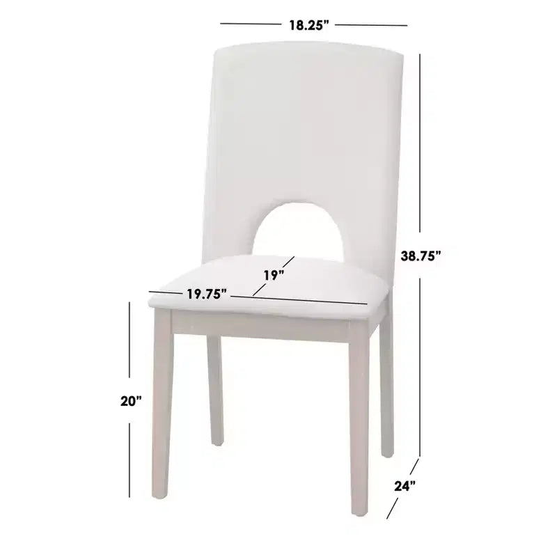 Lifestorey Set da pranzo moderno rettangolare 7 pezzi Blakely rovere chiaro/beige