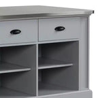 Acme Furniture Urrur Kitchen Island Gray Finish