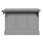 Acme Furniture Urrur Kitchen Island Gray Finish