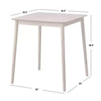 Buylateral Tavolo Quadrato Altezza Contro Light Oak