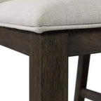 7pc Jasper Extendable Dining Table & Six Upholstered Side Chairs Toasted Walnut - Picket House Furnishings
